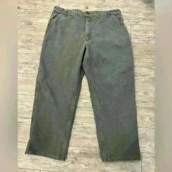 Carhartt insulated green pants size 44 X 30 - Picture 1 of 8